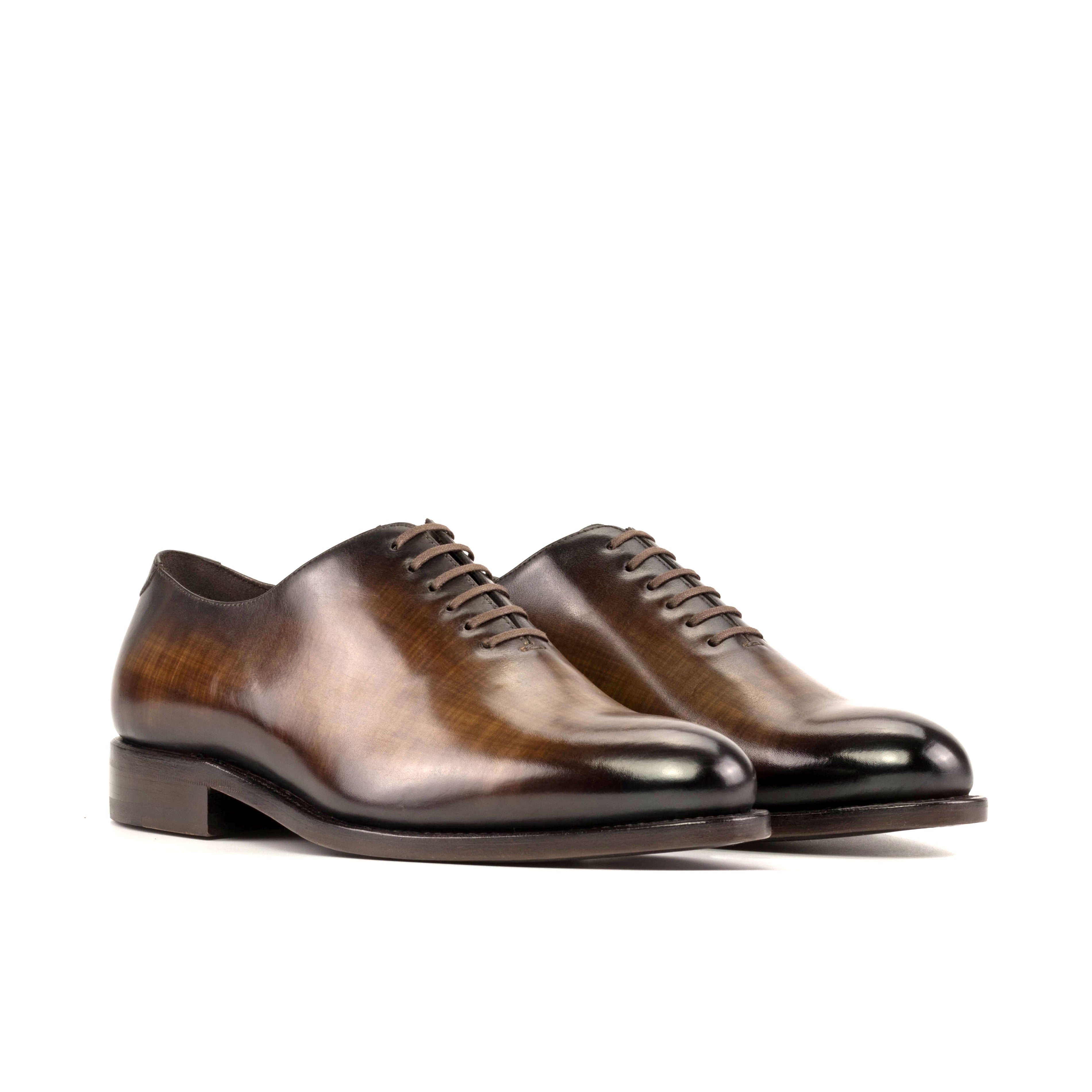Brown shoes  Patina Single-Cut