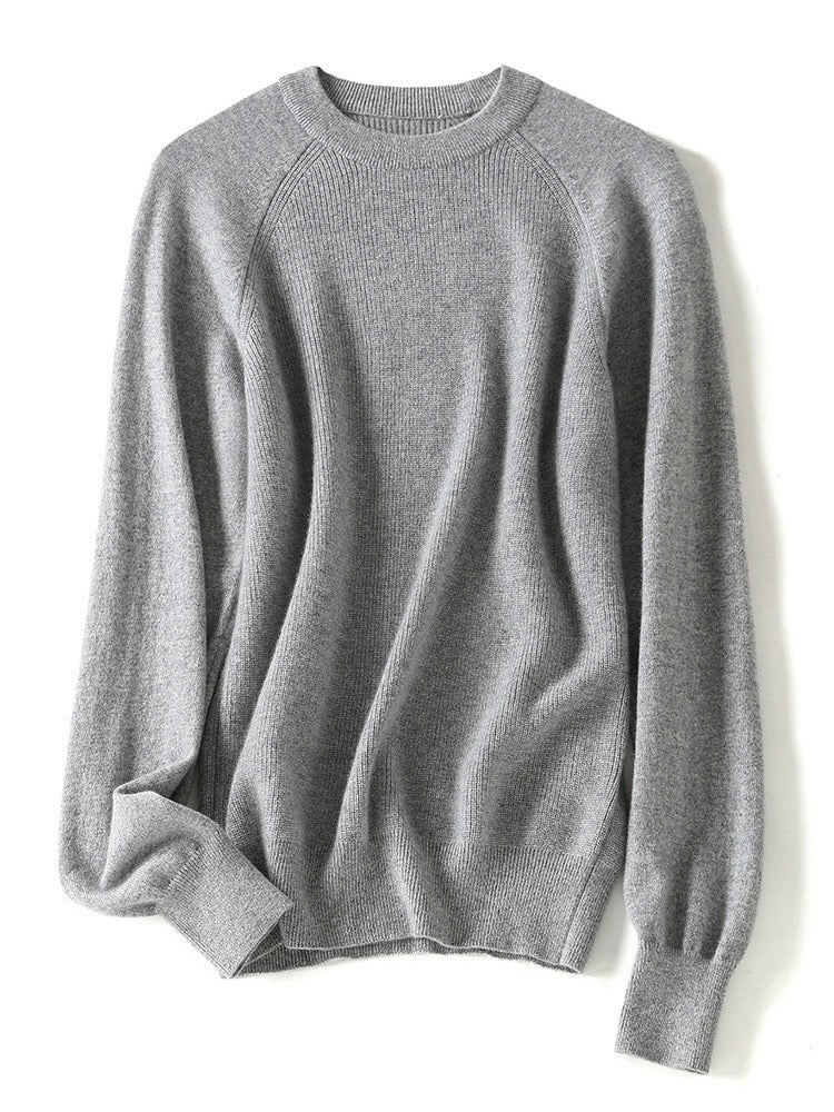 Grey Lightweight Cashmere Sweater