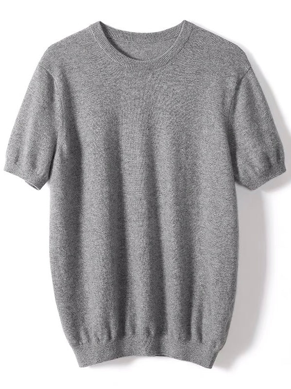 Light Grey Cashmere T-Shirt