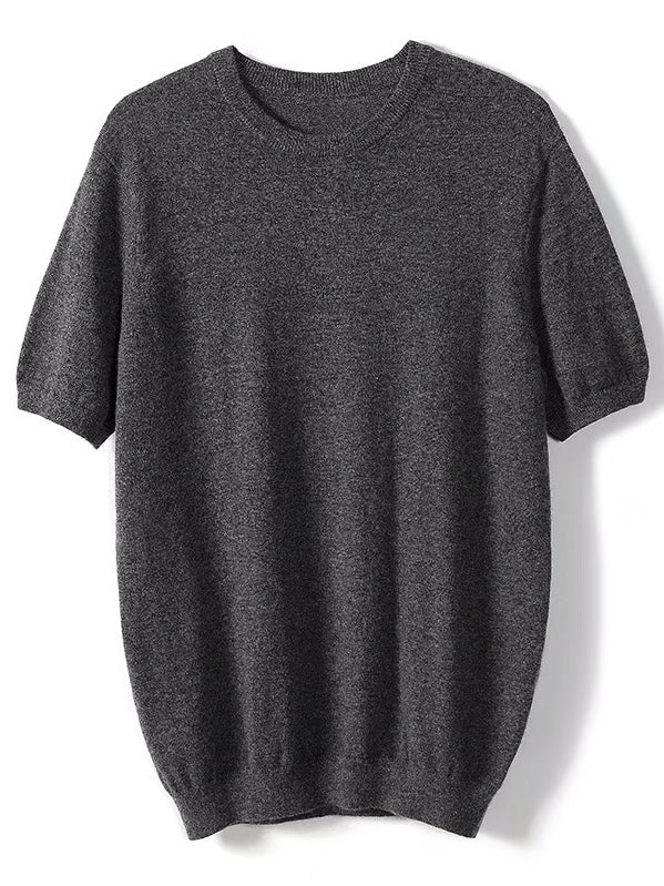 Grey Cashmere T-Shirt