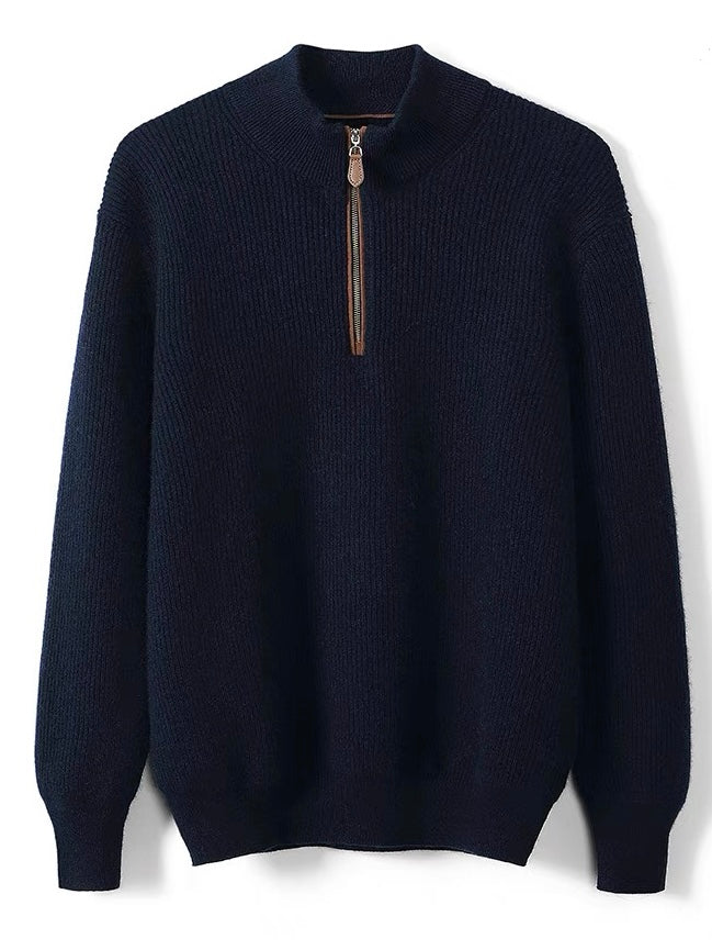 blue cashmere sweater 
